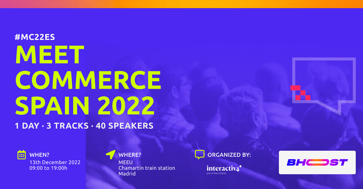 Immagine Bhoost Hosting Sponsor al Meet Commerce Spain 2022
