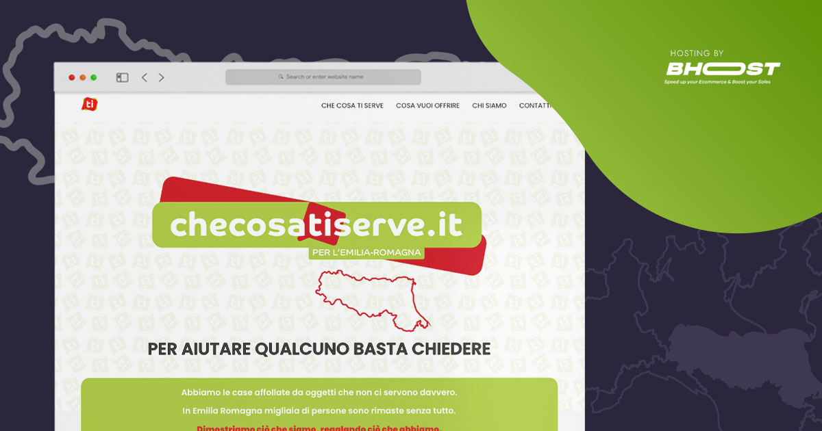 Immagine Progetto “Checosatiserve.it” : il nostro aiuto per l’Emilia Romagna